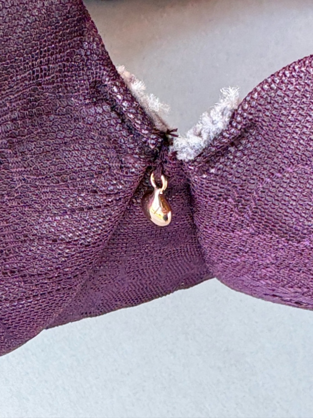 Cacique 38DDD Purple Lace Bra Underwire Lightly Lined 38F - Picture 2 of 8